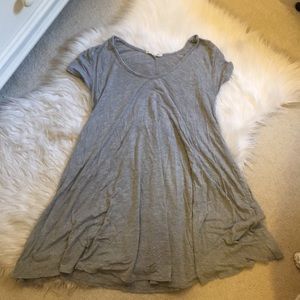 Grey T-shirt dress